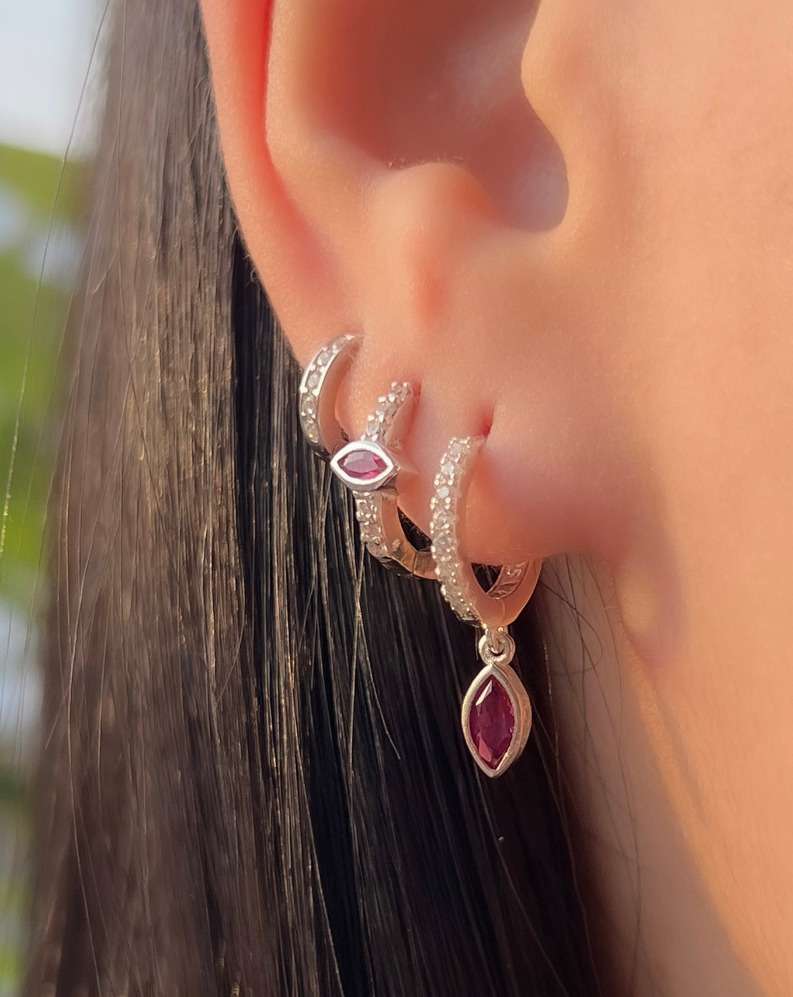 " MINI TULIP" earrings | עגילי ״ מיני טוליפ״