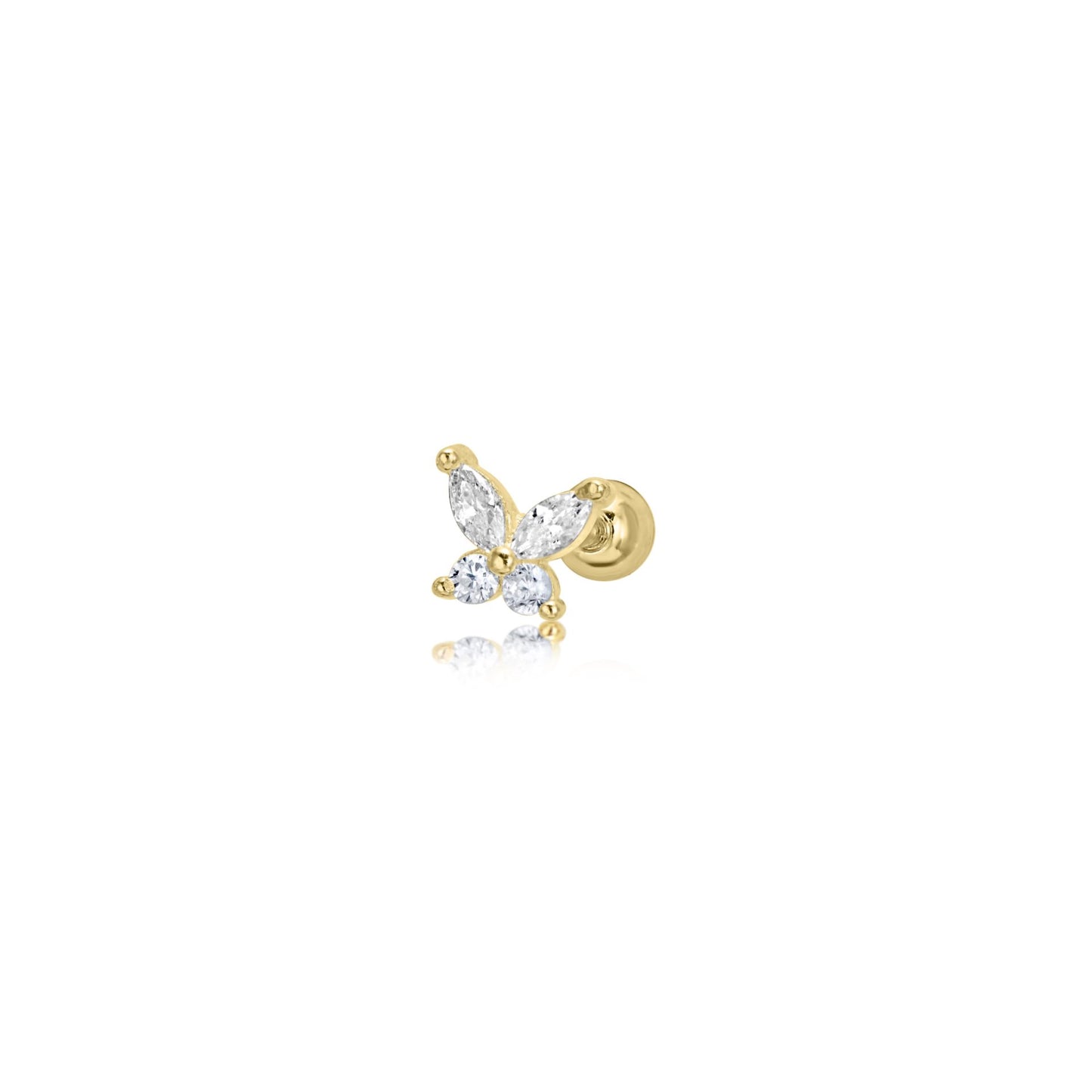 עגיל פירסינג ״פרפר״ | "BUTTERFLY" earring