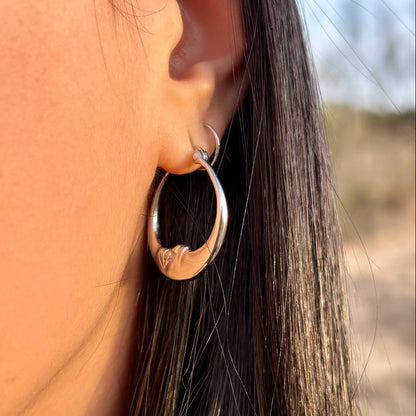 עגילי ״מון״ | "MOON" earrings