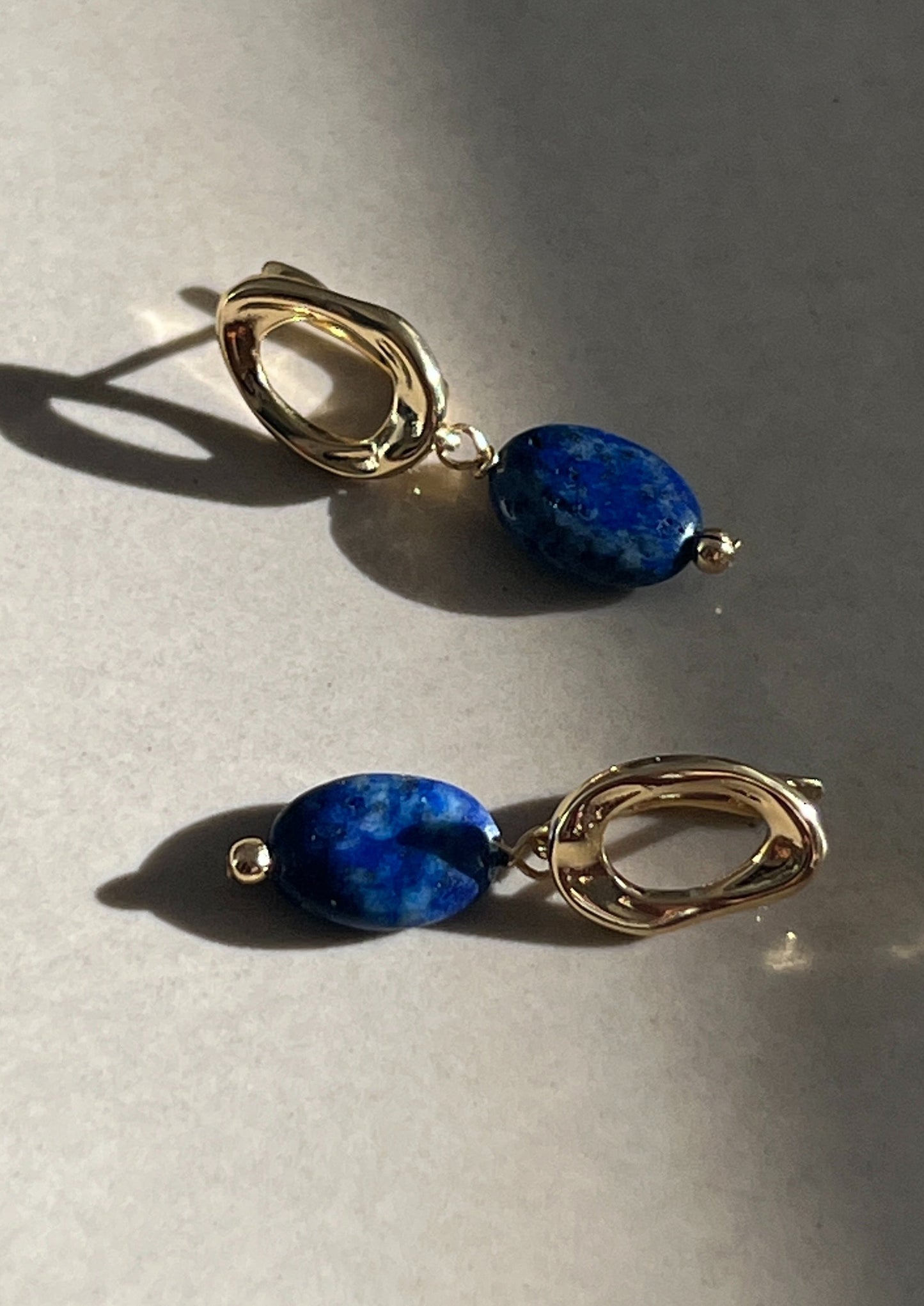 עגילי ״לאפיס״ | "LAPIS" earrings