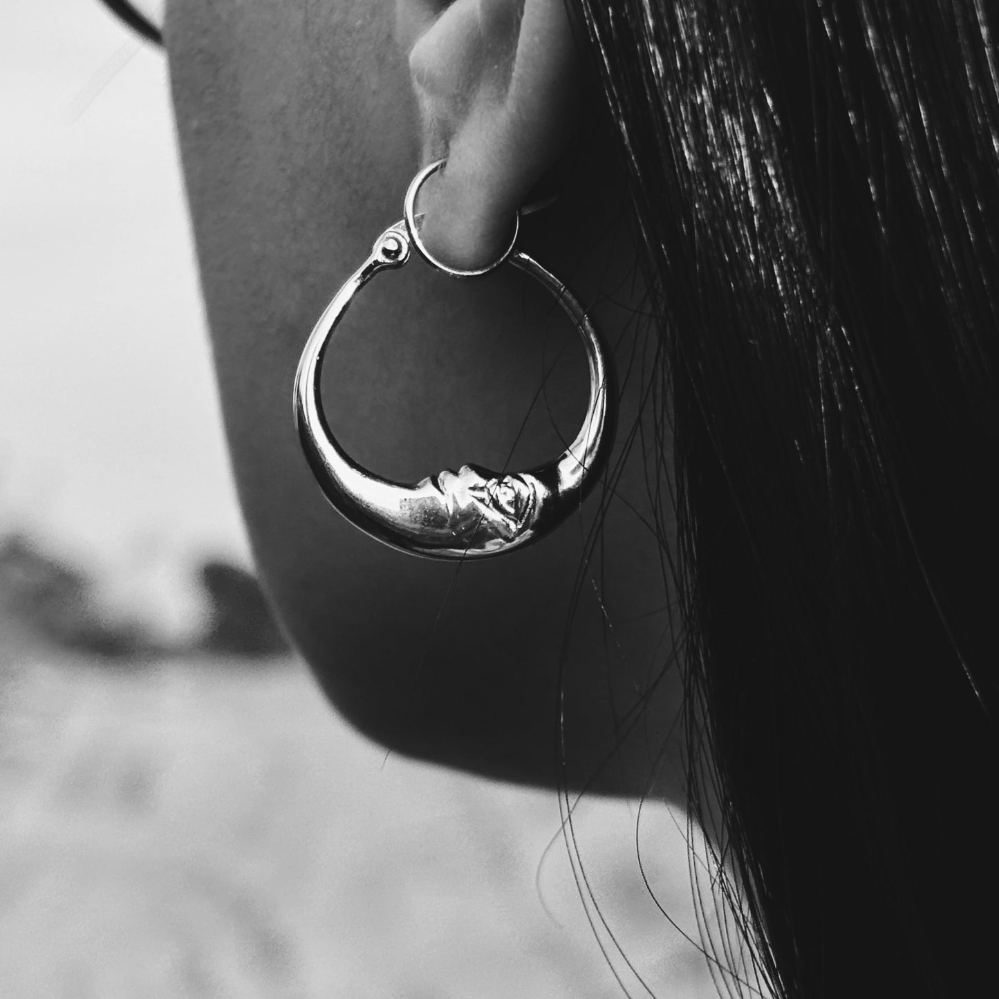 עגילי ״מון״ | "MOON" earrings