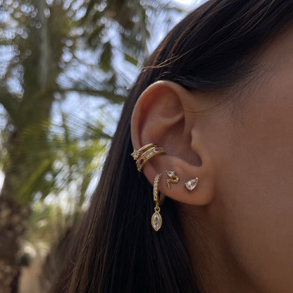 "SNAKE" earring | עגיל ״סנייק״