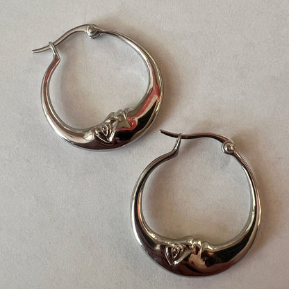 עגילי ״מון״ | "MOON" earrings