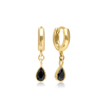 עגילי ״גוני״ | "GONI" earrings - black